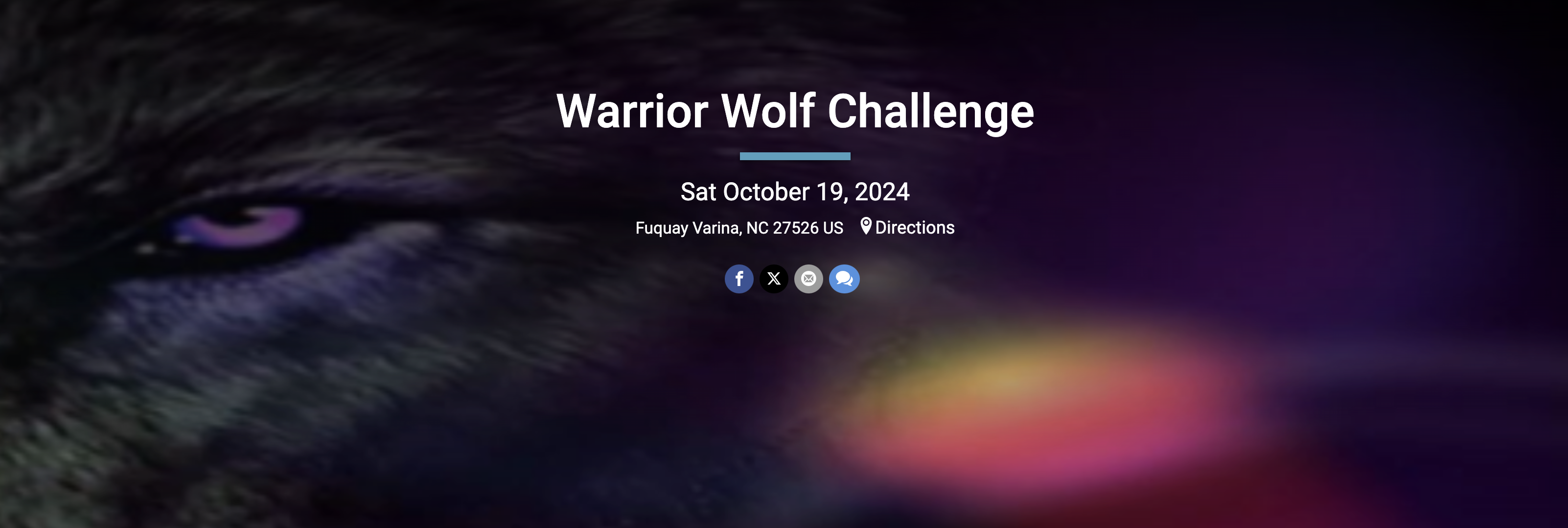 Warrior Wolf Challenge